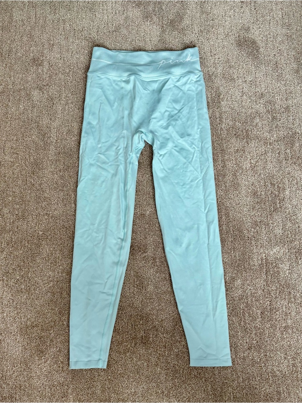 Victoria's Secret PINK Victoria's Secret Light Blue Leggings